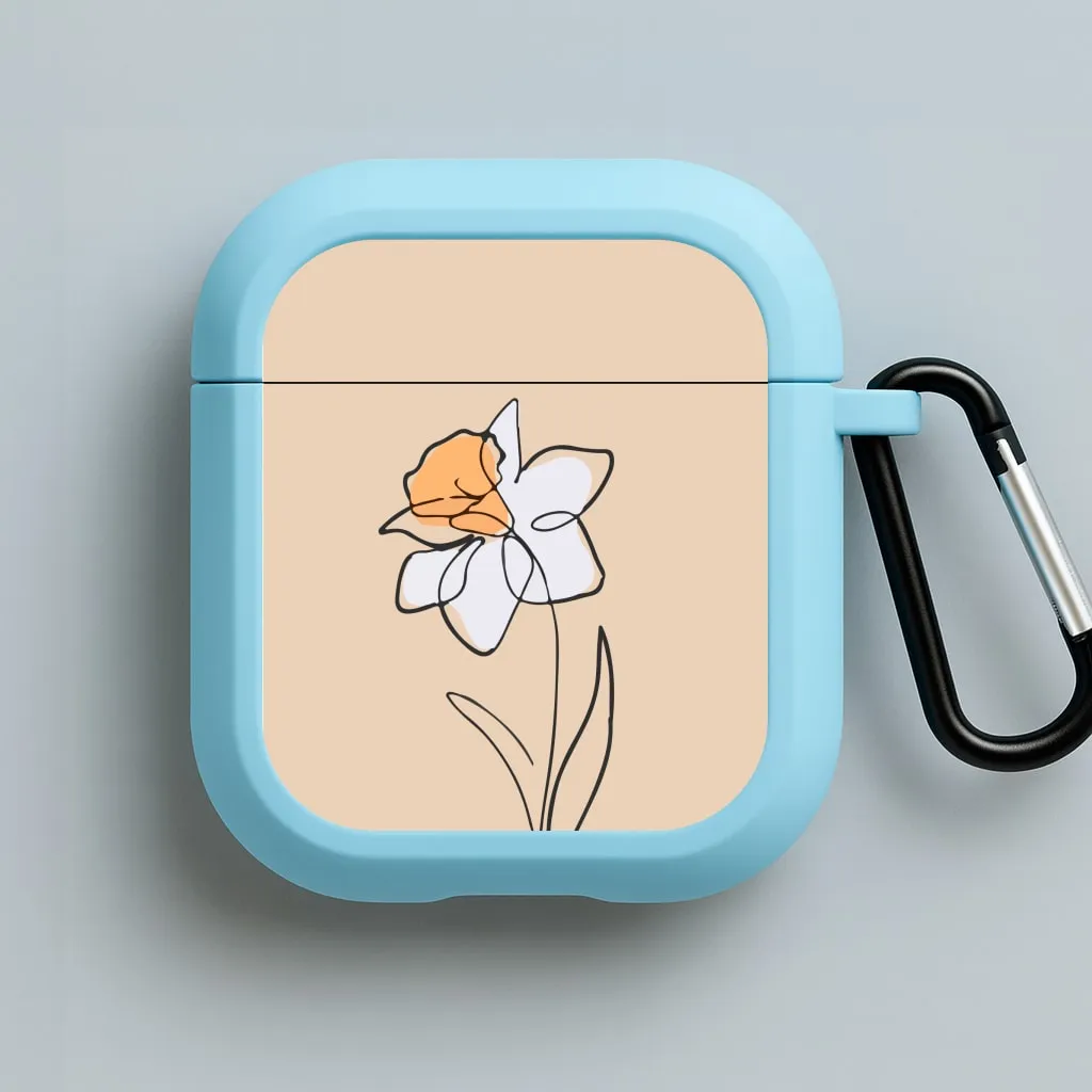 Spring Daffodil AirPods Case slim waterproof case matte surface guard