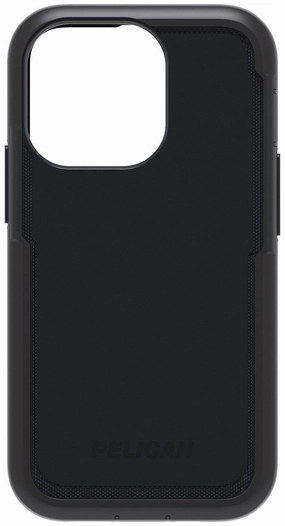 Modern Texture Look Gloss Layer Finish Marine Active Case for Apple iPhone 13 Pro - Black