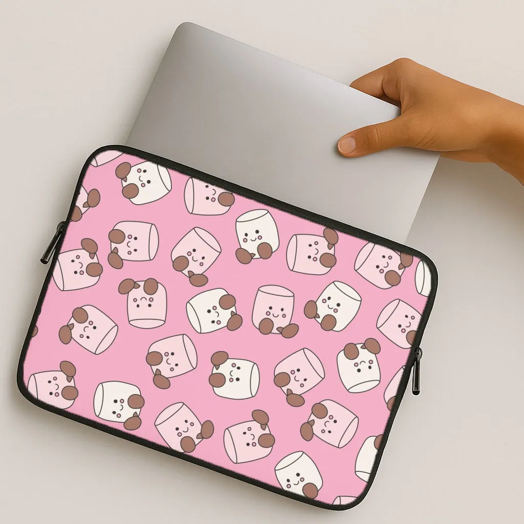 Compact Fit Marshmello - Plushy Laptop Sleeve