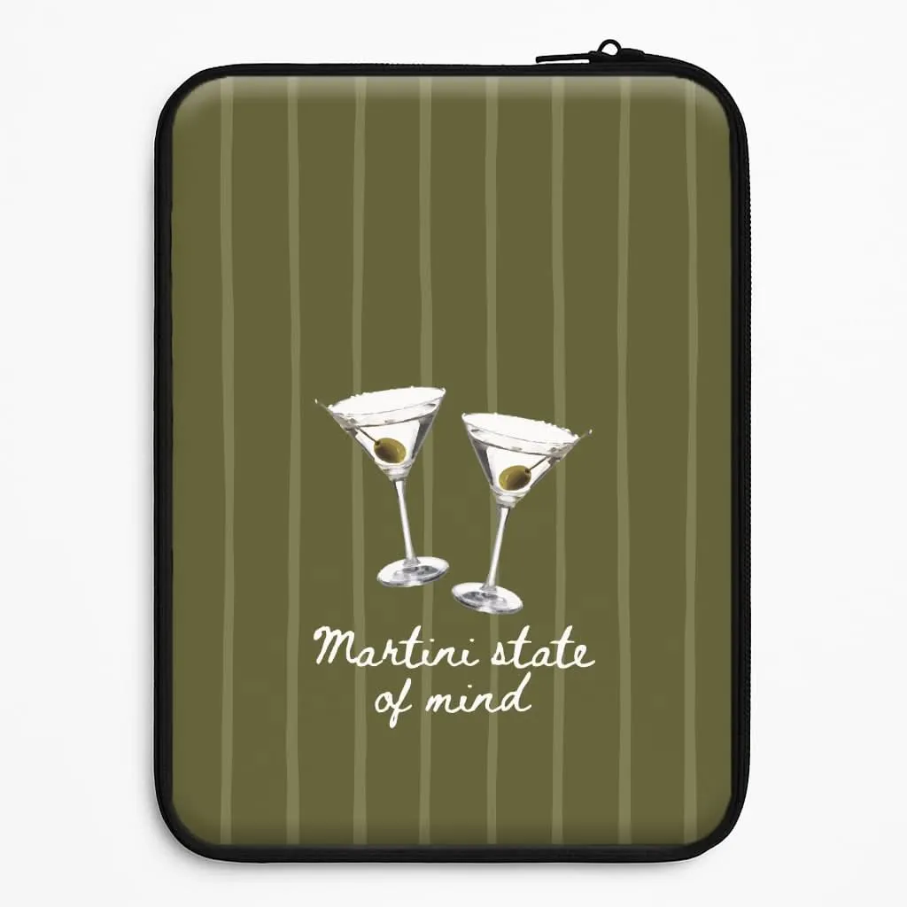 Water Resistant Grip Control Martini State Of Mind Laptop Sleeve