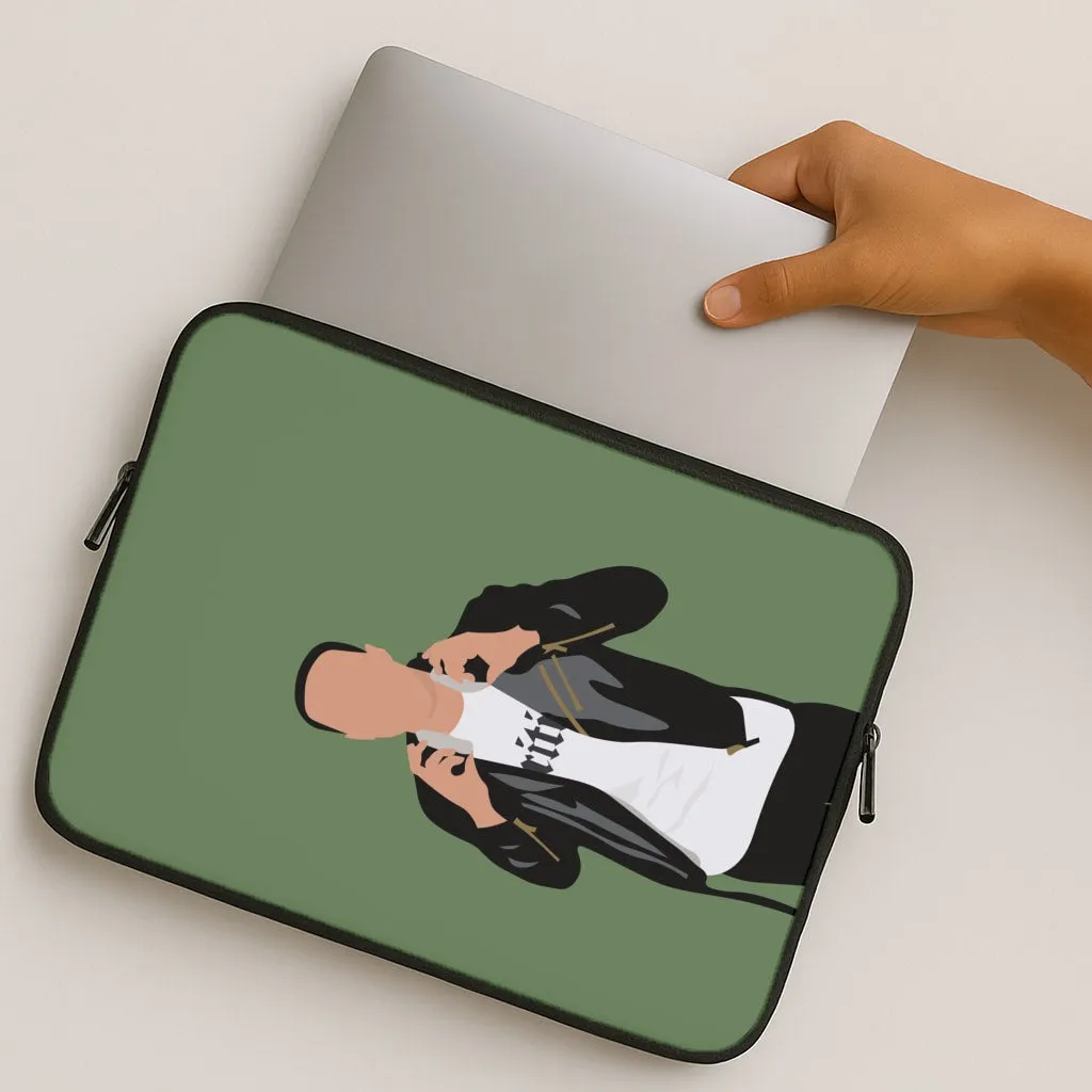 Colorful Accent Flexible Material Marvin Humes Laptop Sleeve