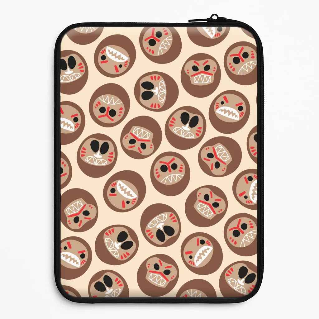 Colorful Finish Urban Accessory Mask Face Laptop Sleeve