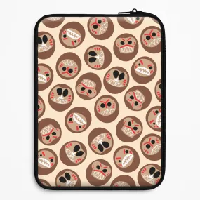 Colorful Finish Urban Accessory Mask Face Laptop Sleeve