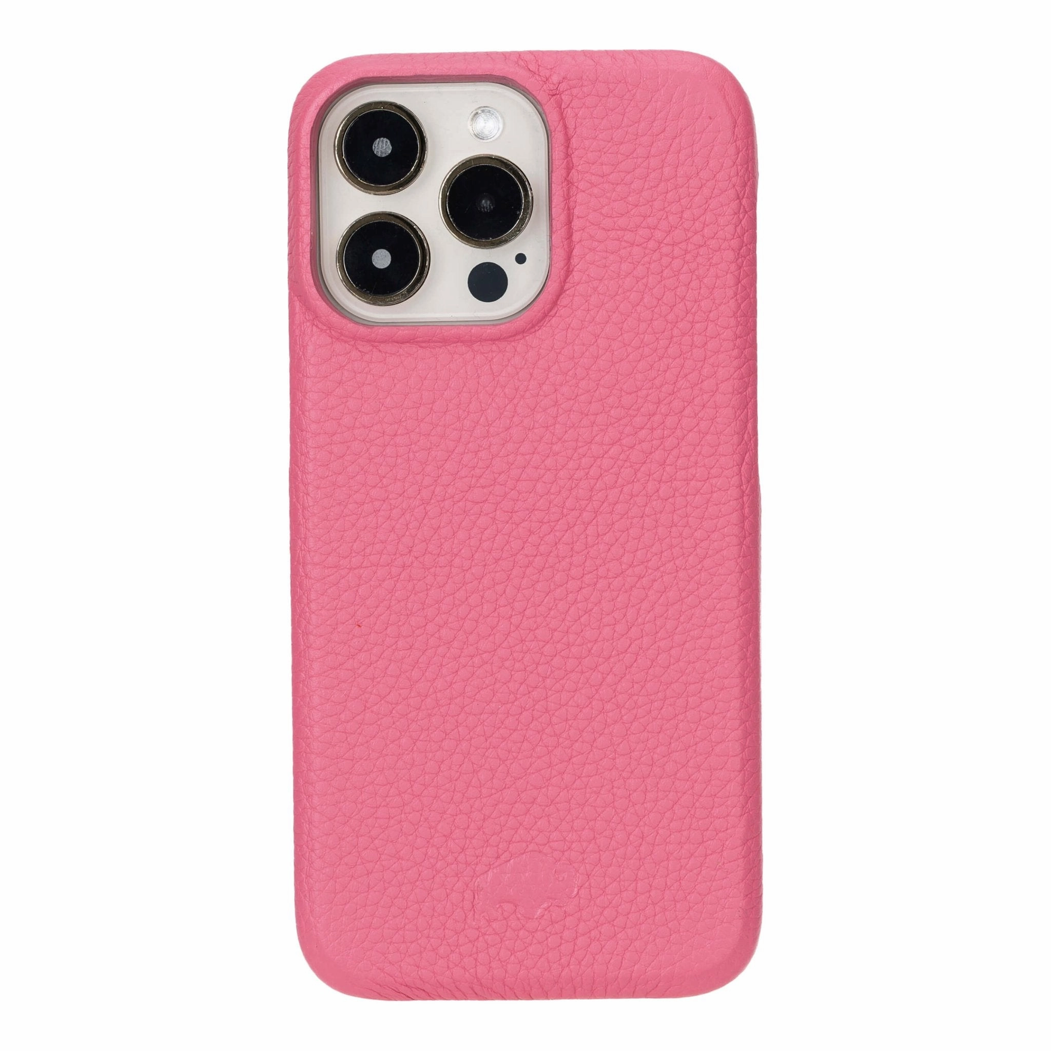 Mason Full-Grain Leather MagSafe Case ?C iPhone 15 Pro Max, Fuchsia Grip Enhanced Lightweight Feel