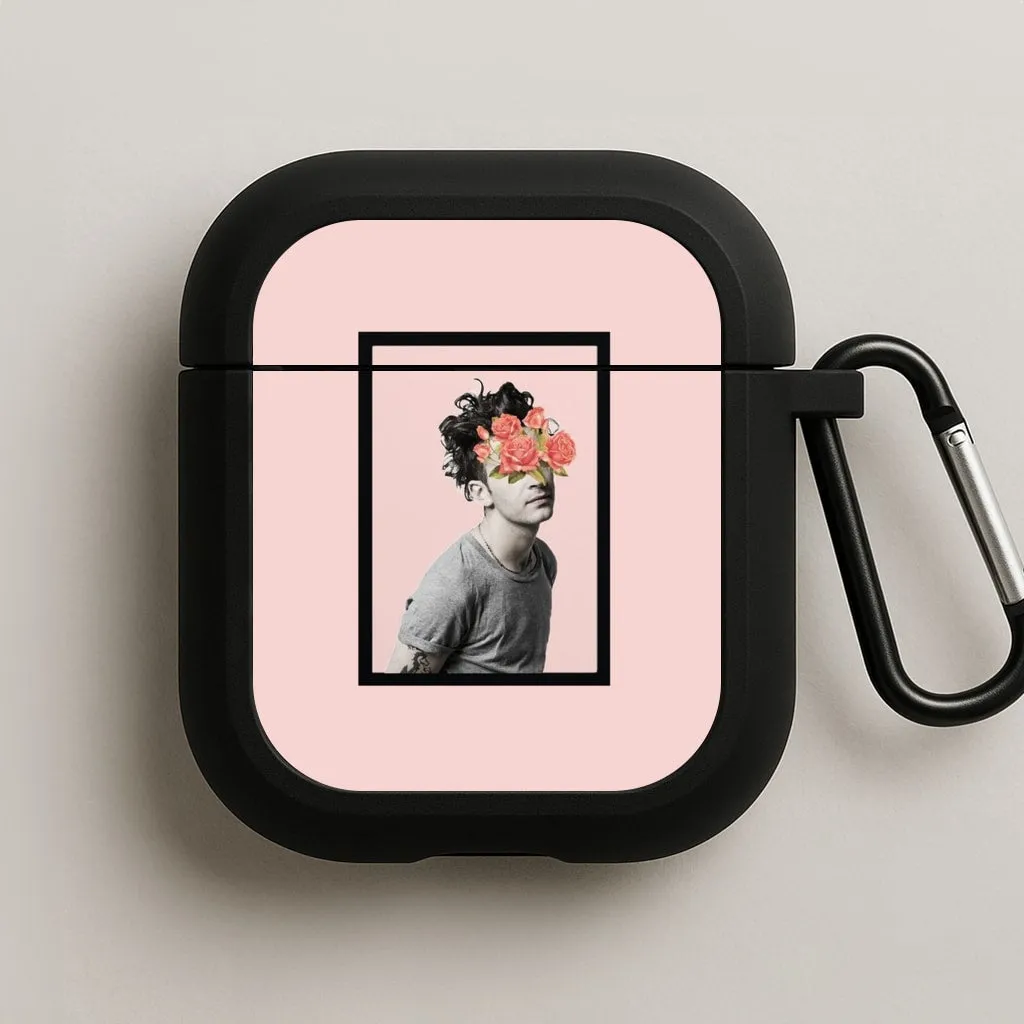 Matt - 1975 Flower Cencored AirPods Case vivid color pattern airpods shell