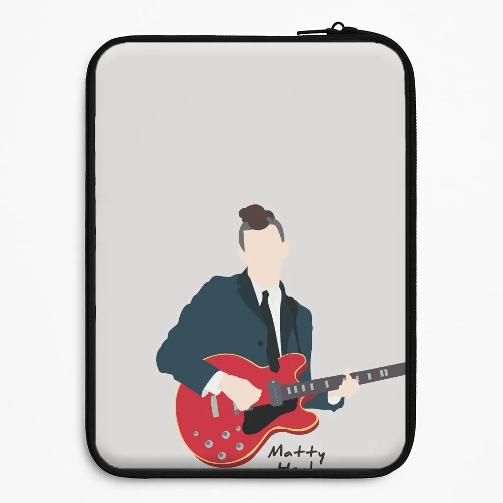 Matt Healy - The 1975 Laptop Sleeve Colorful option Clear Back