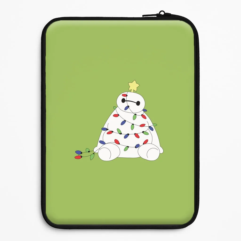 Vibrant Colors Modern Pattern Layer Baymax Christmas Laptop Sleeve