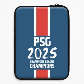 Vivid Pattern Non Slip Champion League Winners 25 PSG Laptop Sleeve