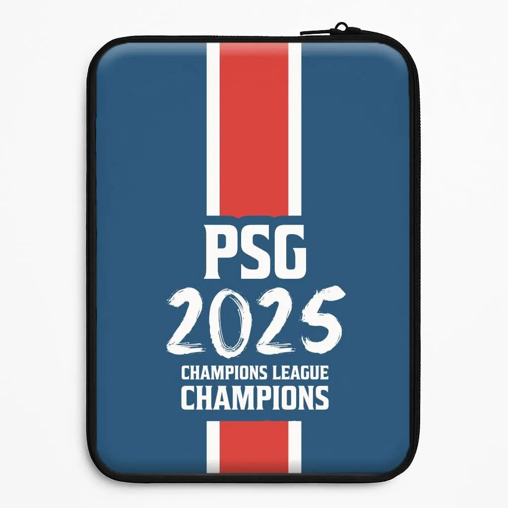 Vivid Pattern Non Slip Champion League Winners 25 PSG Laptop Sleeve