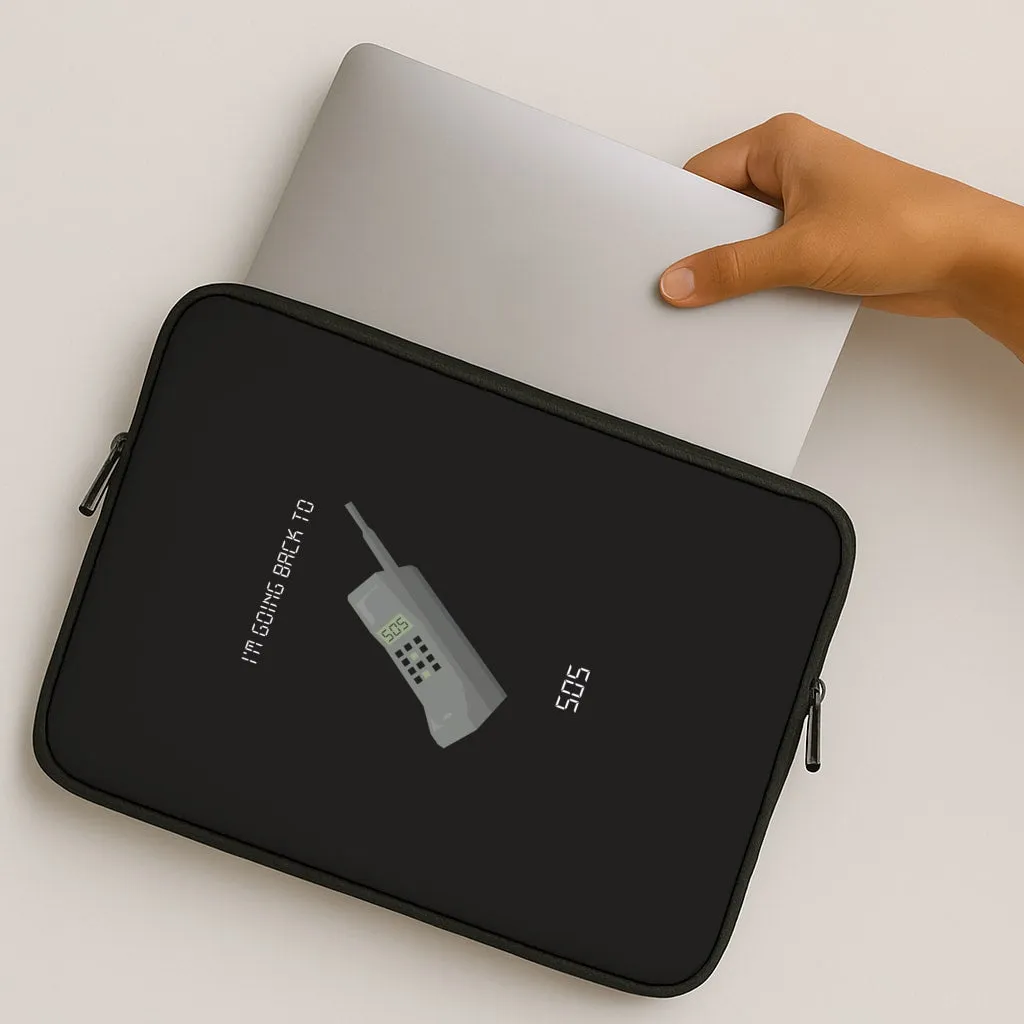 Matte Shield Minimal Pattern I'm going back to 505 Laptop Sleeve