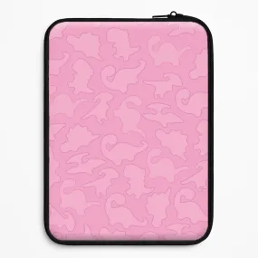 Pink Pattern - Dinosaurs Laptop Sleeve Edge Shield Hybrid Shield