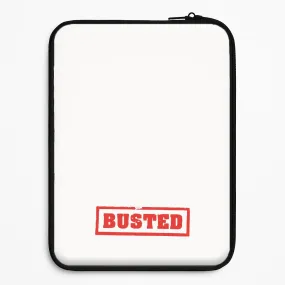 Band Logo - Bust Band Laptop Sleeve Rugged Edge Texture