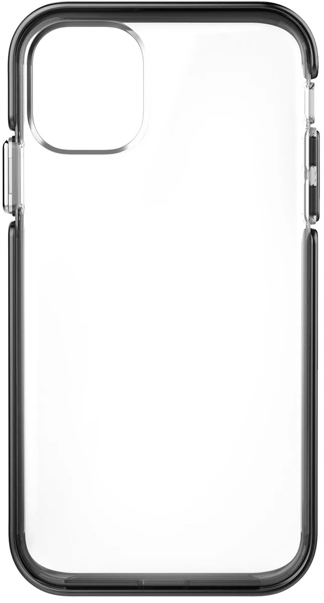 Ambassador Case for Apple iPhone 11 - Clear Black Silver premium design