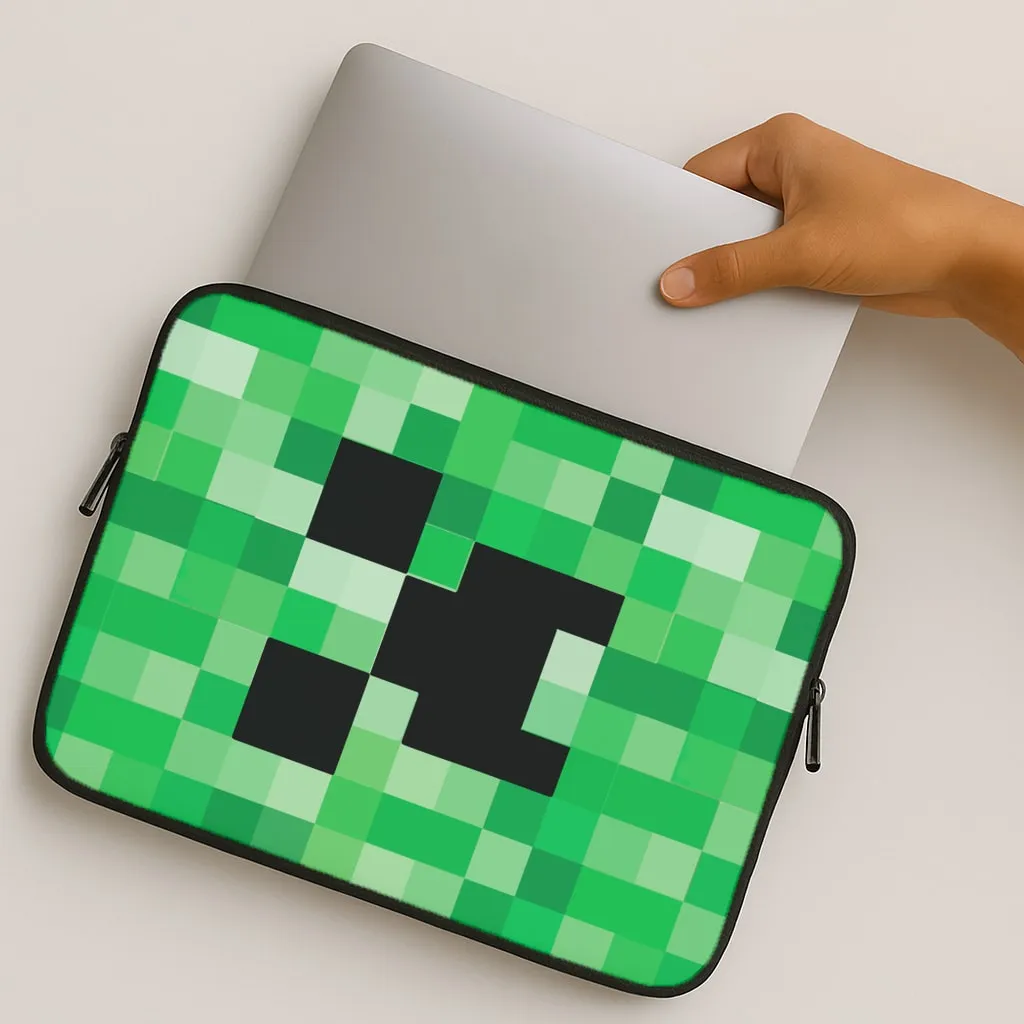 Frosted surface Slim Feel Creeper Face - Mining Laptop Sleeve