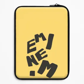 Text Laptop Sleeve Lightweight Protection