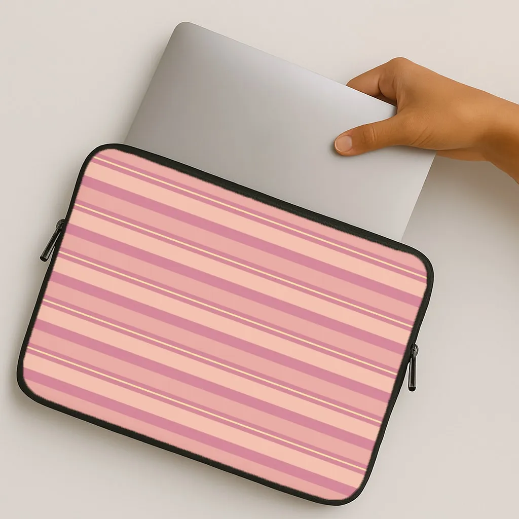 Pink And Yellow Stripes Laptop Sleeve Everyday Carry Everyday Accessory