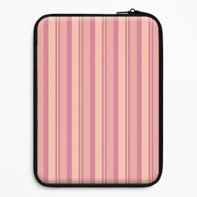 Flexible structure Pink And Yellow Stripes Laptop Sleeve