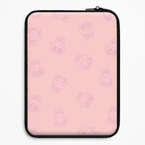 Monsters Outline Pattern II Laptop Sleeve Protective Form