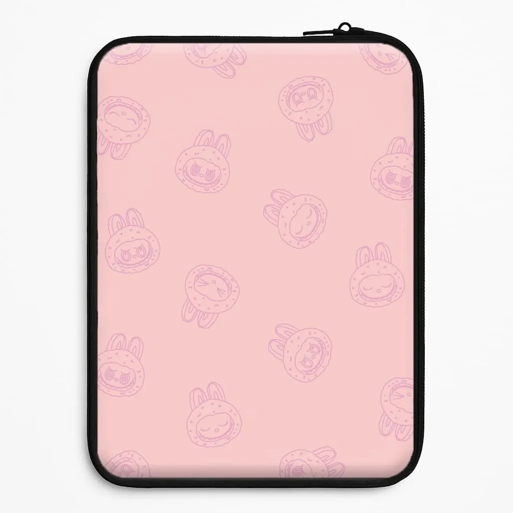 Monsters Outline Pattern II Laptop Sleeve Protective Form
