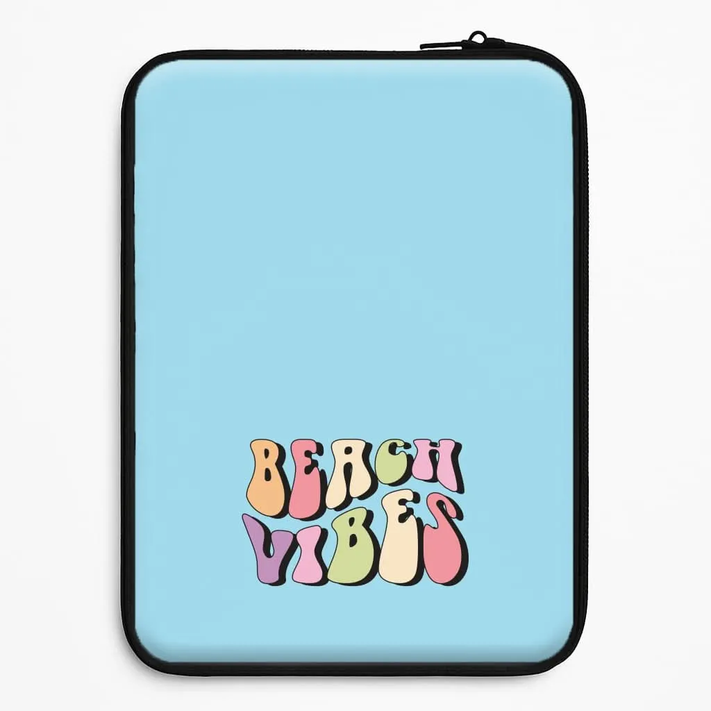 Refined Shield Pastel Beach Vibes Laptop Sleeve