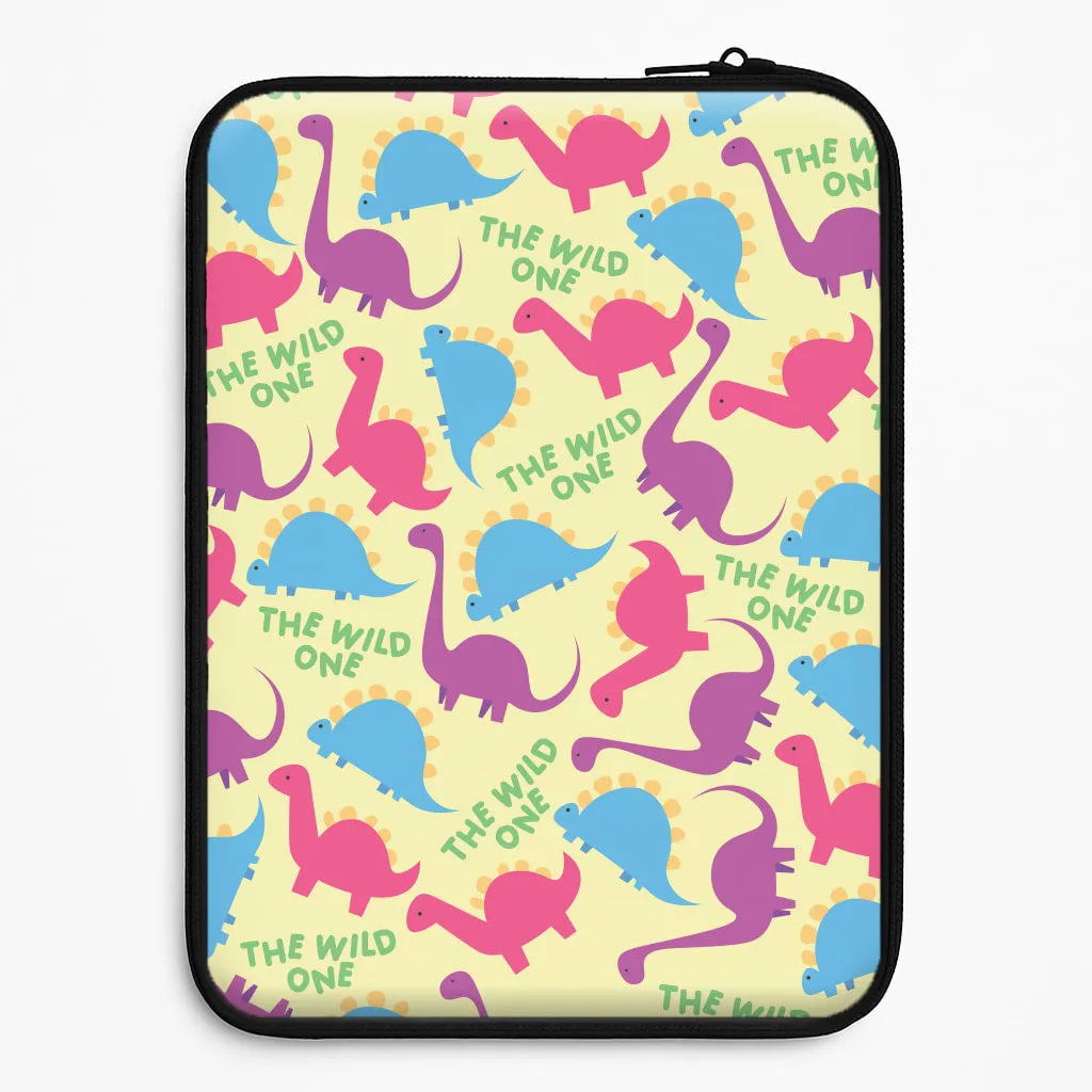 Minimalist Aesthetic The Wild One - Dinosaurs Laptop Sleeve