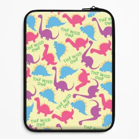 Minimalist Aesthetic The Wild One - Dinosaurs Laptop Sleeve