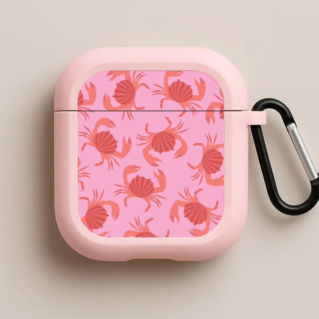 Crab Pattern - Sealife AirPods Case compact gradient commuter leather protector