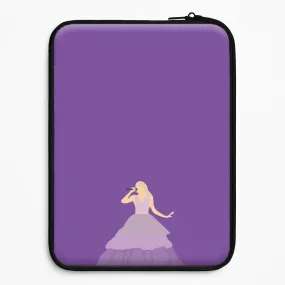 Stylish Form Hybrid Finish Texture Purple Dress - Taylor Laptop Sleeve