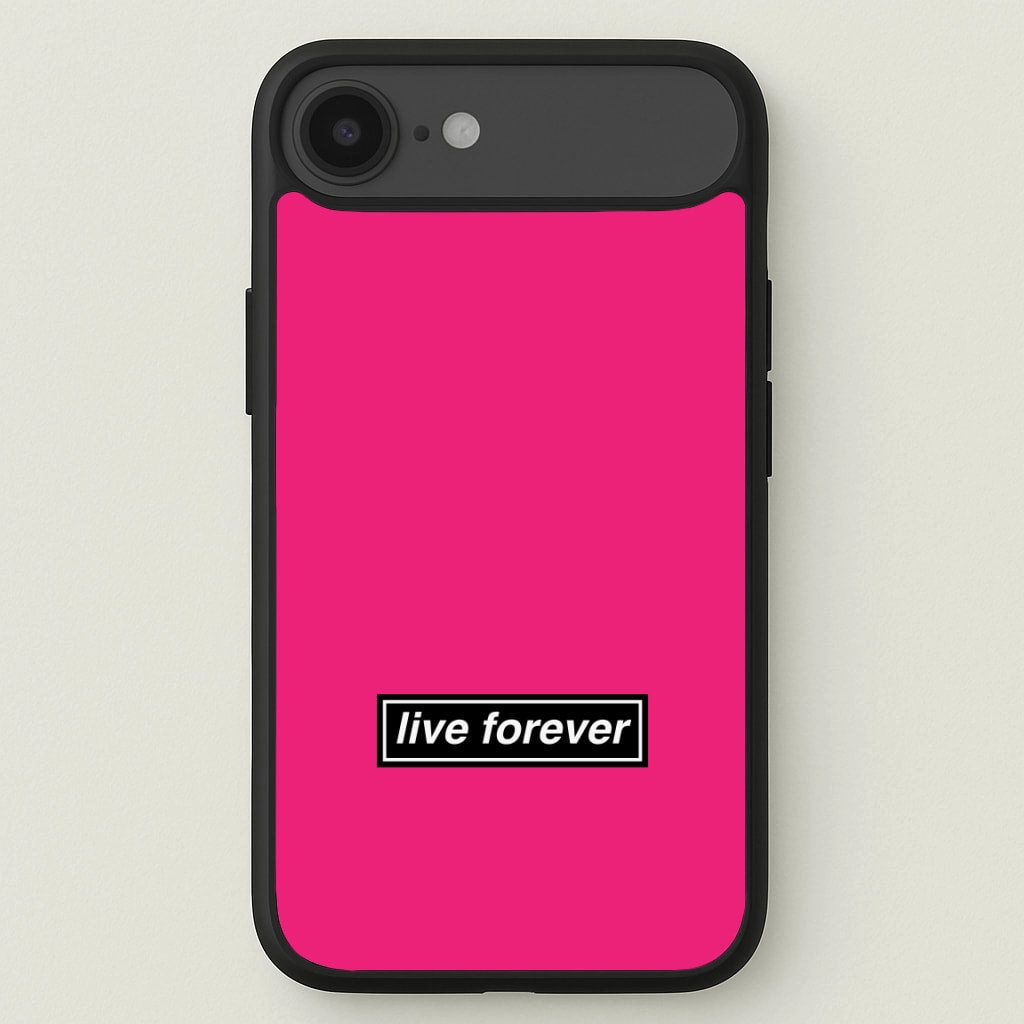 Comfort Layer Texture Soft Protection Edge Live Forever Phone Case