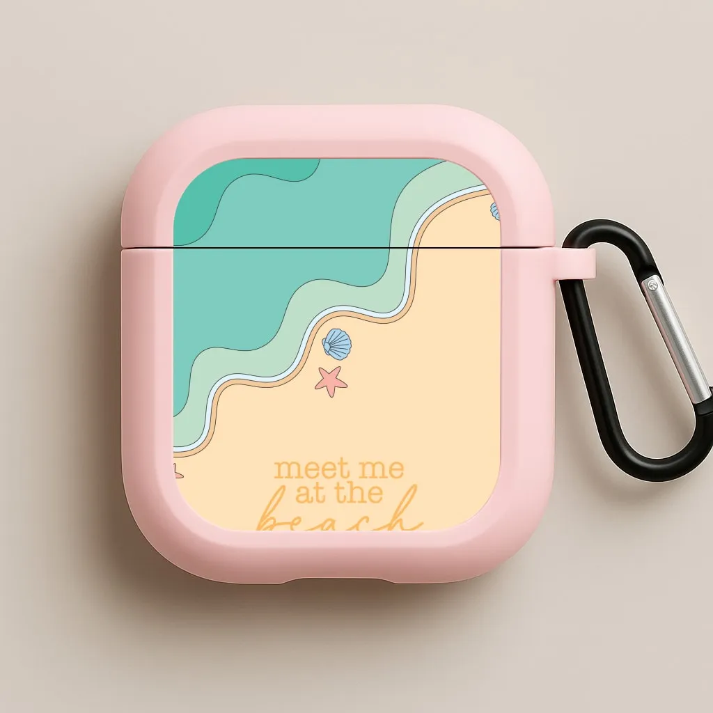 Meet Me At The Beach - Summer AirPods Case premium anti scratch case