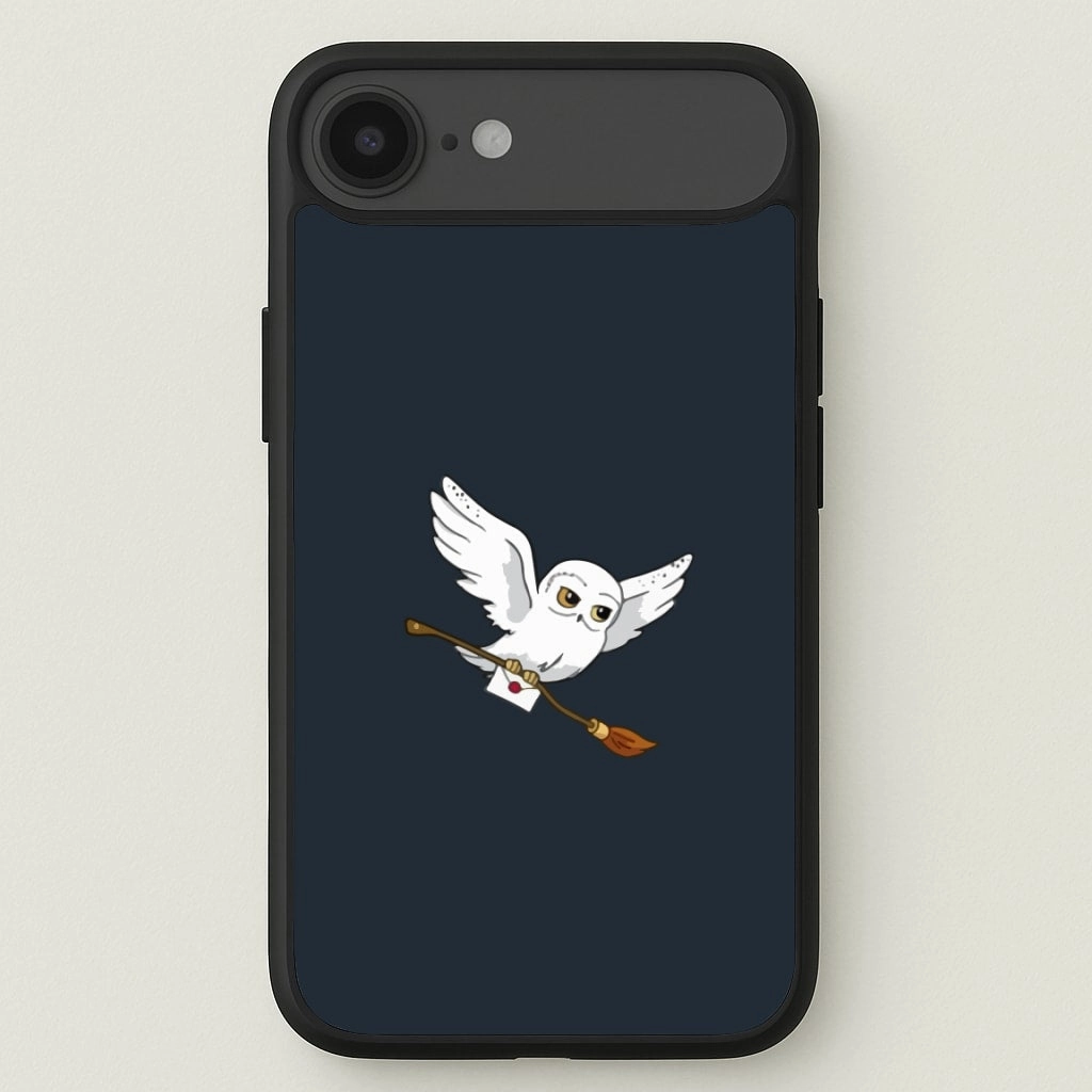 Smooth Protection Hybrid Pattern Design Messenger Owl Hedwig Phone Case