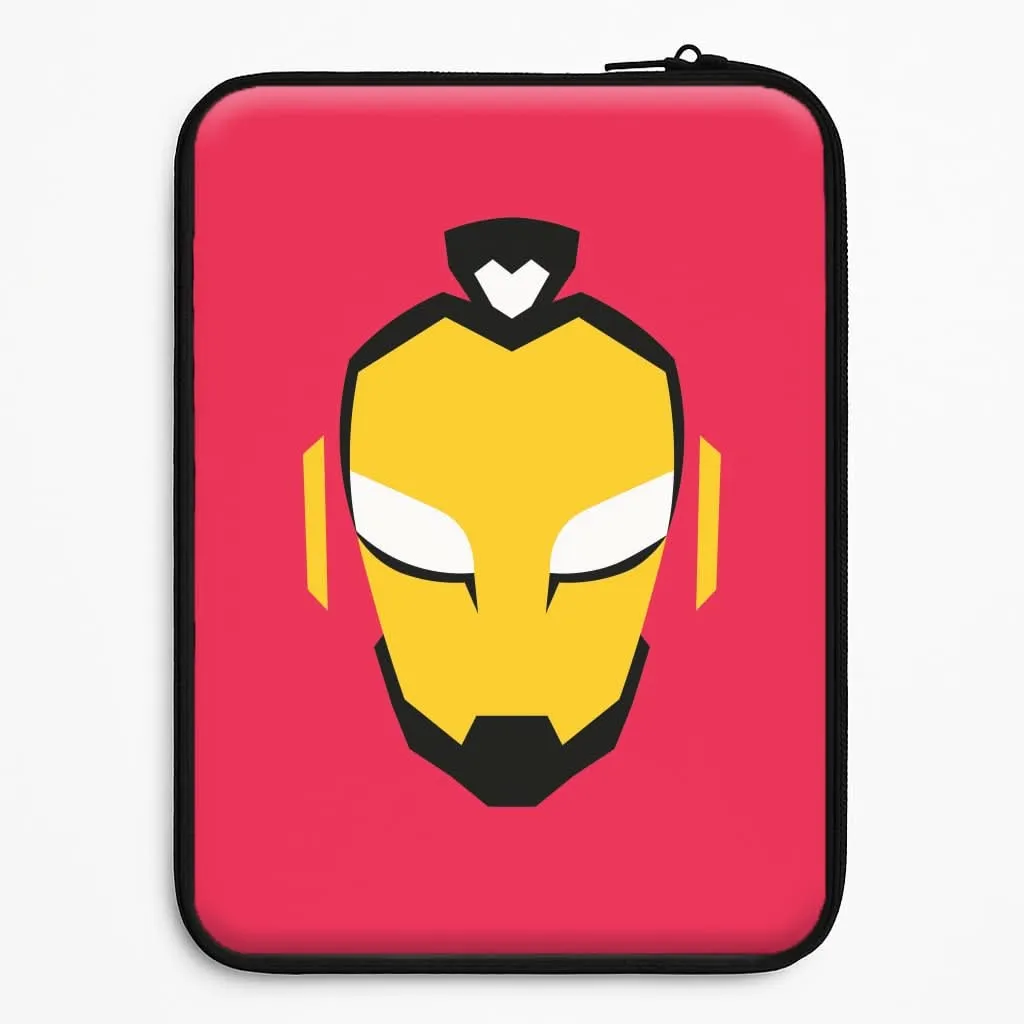 Metal Heart Hero Face Laptop Sleeve Perfect Fit soft look