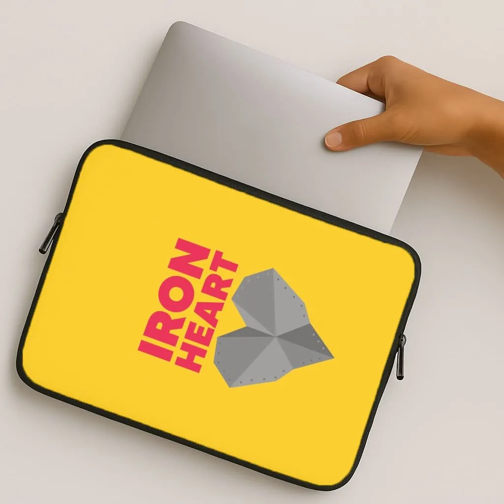 Everyday Protection Metal Heart Laptop Sleeve