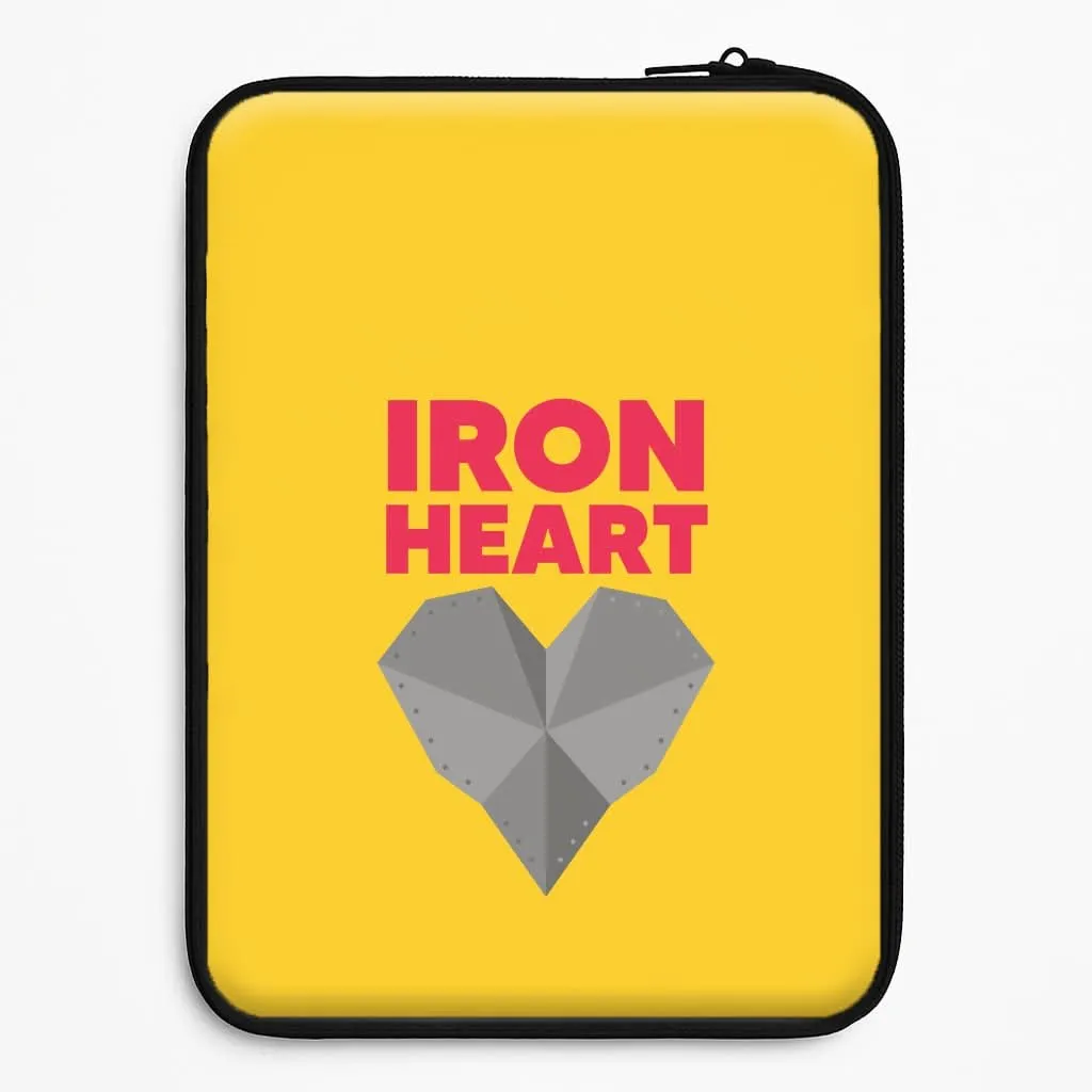 Metal Heart Laptop Sleeve Slim Profile