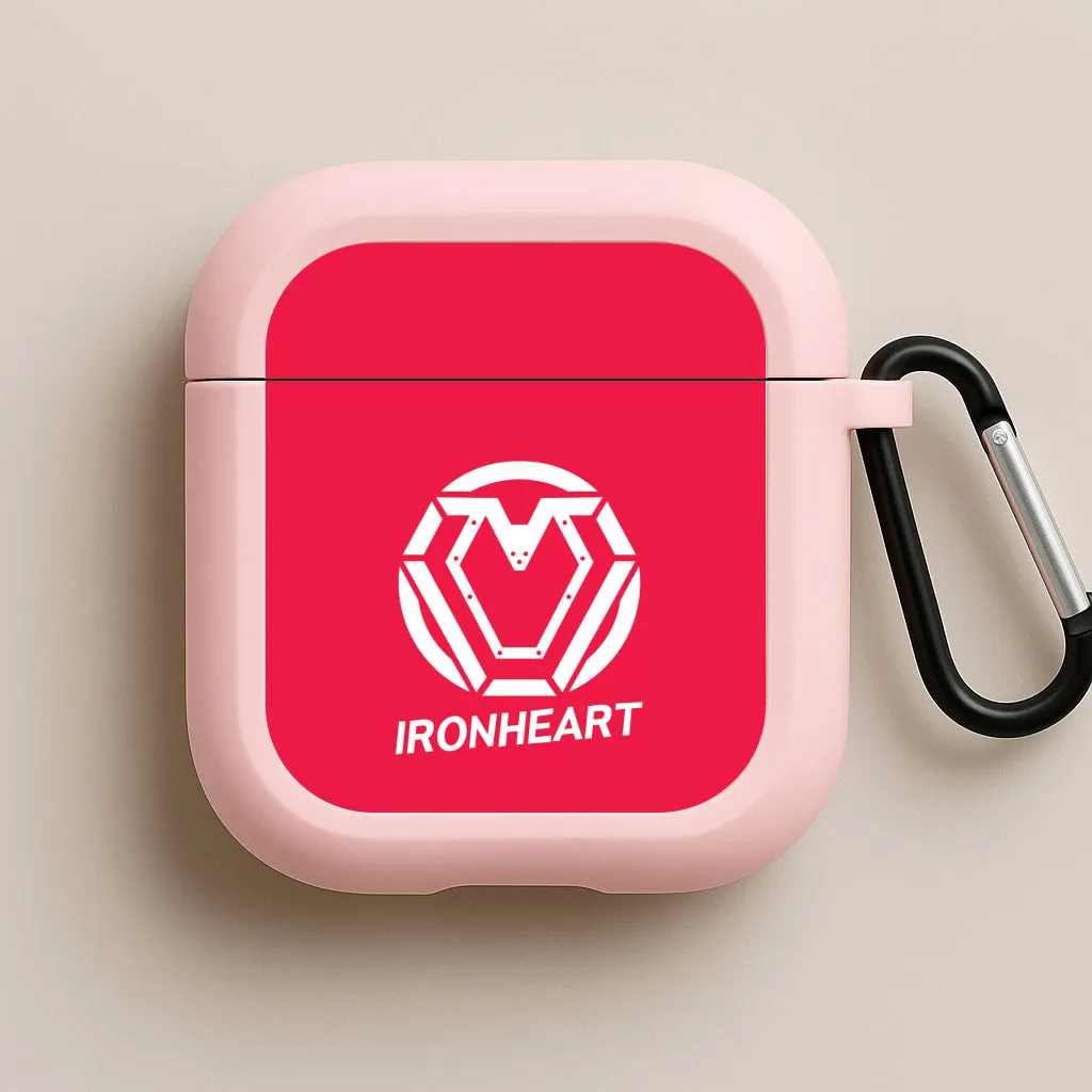 Metal Heart Symbol AirPods Case Soft Smooth Shell