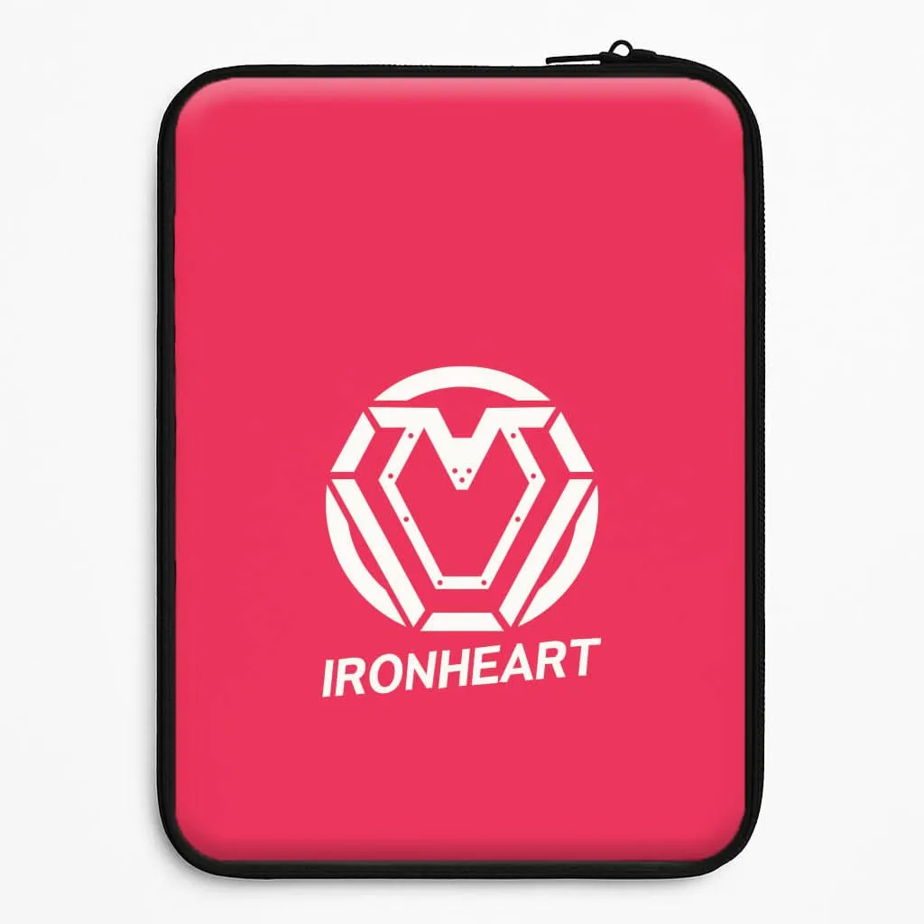 Metal Heart Symbol Laptop Sleeve Polished Surface