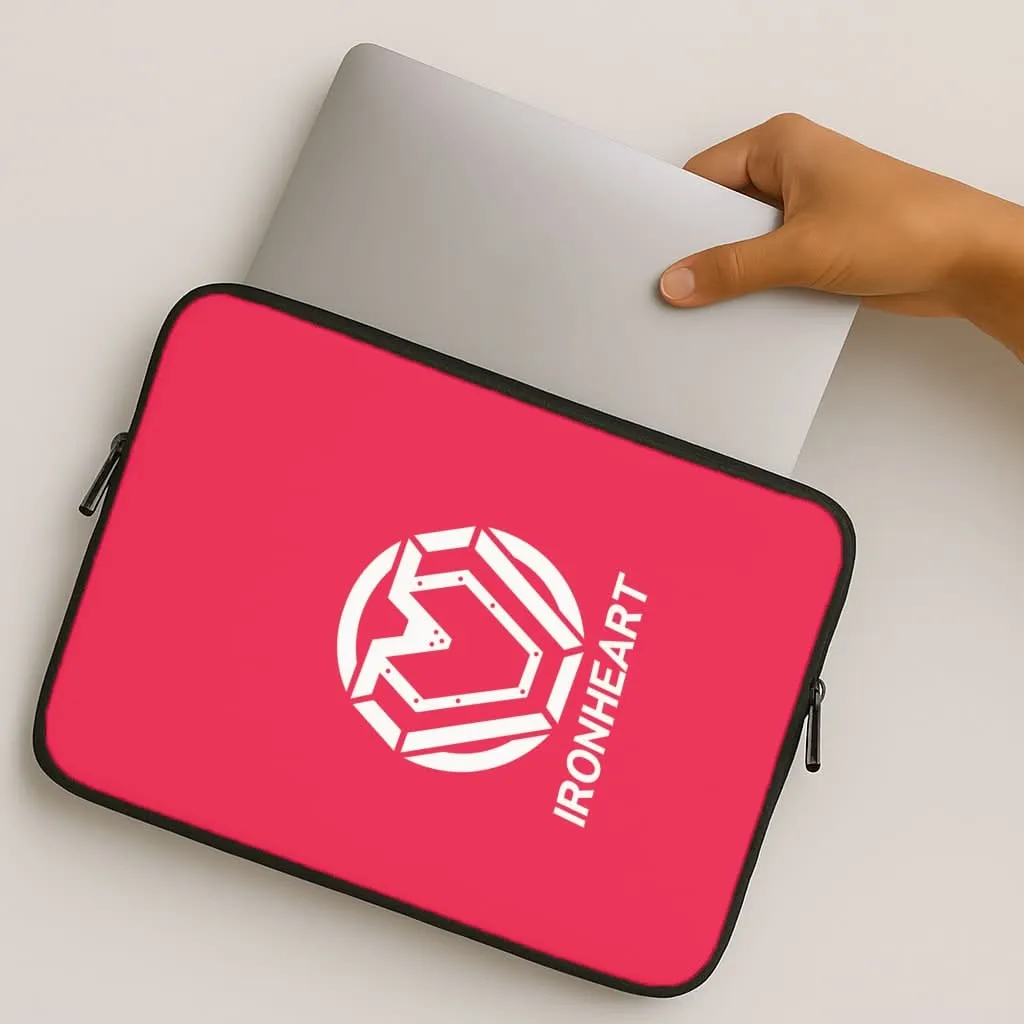 Metal Heart Symbol Laptop Sleeve Modern Edge Layer