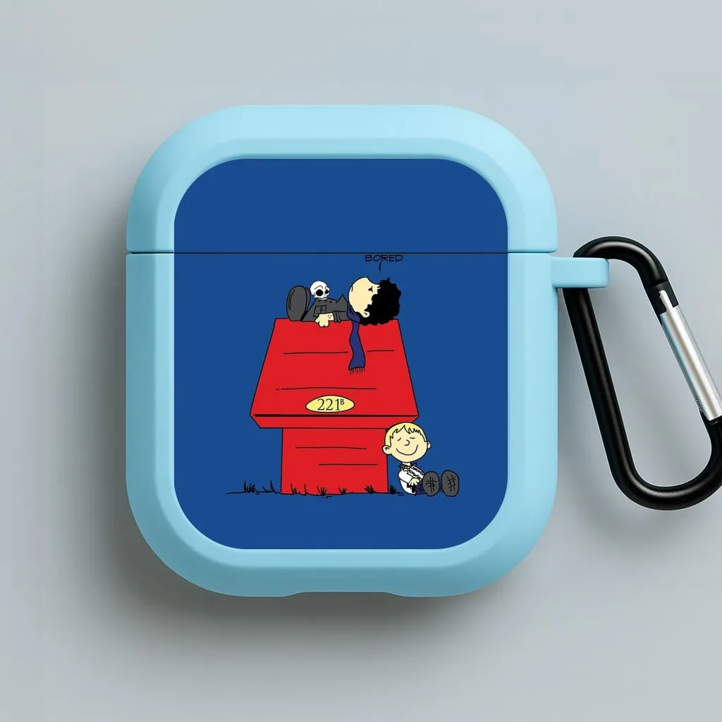 Universal Silicone Holder Detective Cartoon AirPods Case