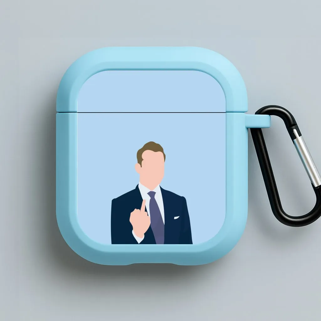 Middle Finger AirPods Case travel essential airpods protector resilient airpods case