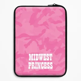 Polished Texture Finish Midwest Princess Camo Laptop Sleeve