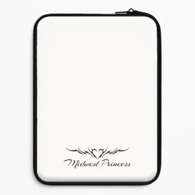 Smooth Detail Trendy Texture Midwest Princess Tattoo Laptop Sleeve