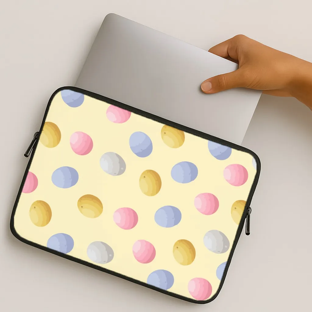 dust protection Textured Surface Mini Eggs Laptop Sleeve