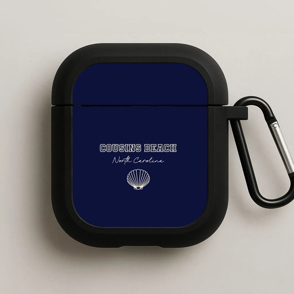 Universal Compact Bag Durable zipper closure Cousins Beach - TSITP AirPods Case