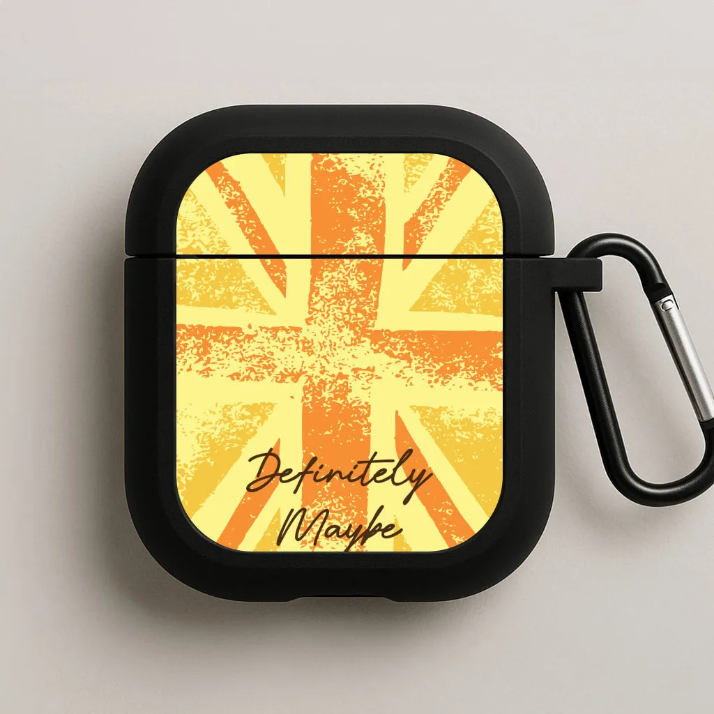 Definitely Maybe AirPods Case eco friendly ergonomic silicone protector Trendy Daily Case