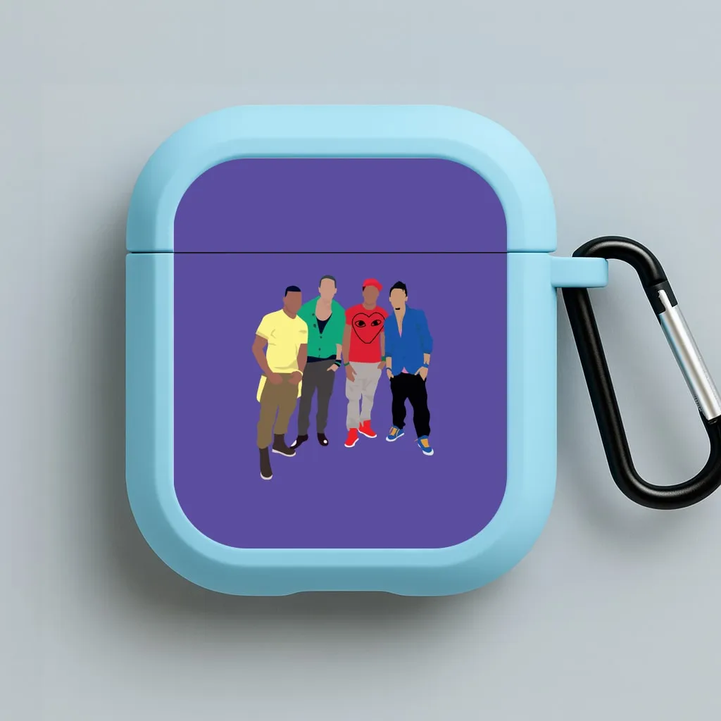 Creative Smooth Bag Minimal Style Holder Members Purple AirPods Case