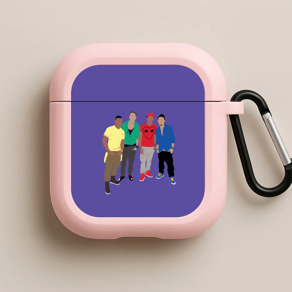 Members Purple AirPods Case luxury edition earbuds protector Soft Silicone Bag