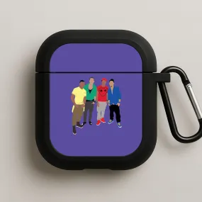 Members Purple AirPods Case soft gel ergonomic airpods protector anti impact airpods case