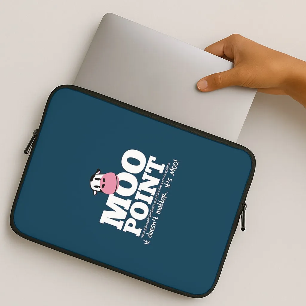 Work Essentials A Moo Point Laptop Sleeve