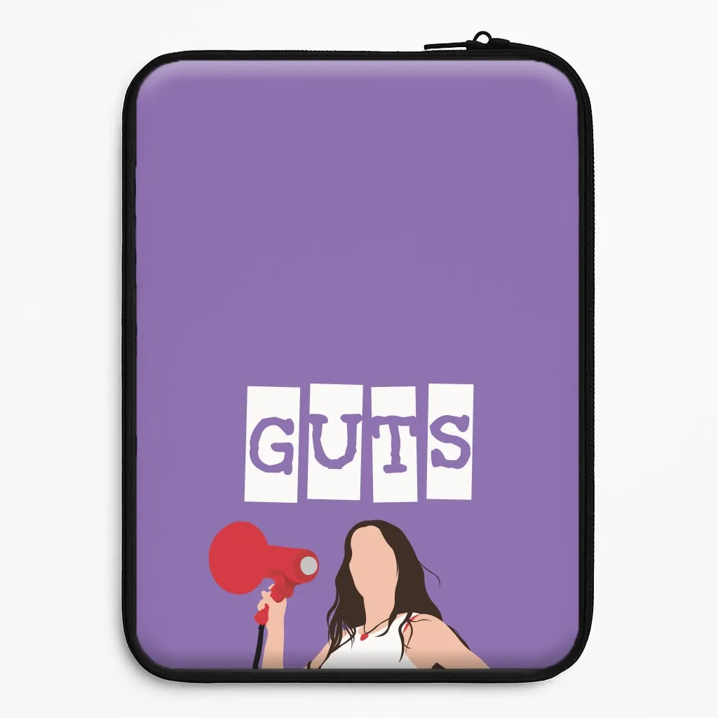 Shockproof Corners High strength Olivia Red Megaphone Laptop Sleeve