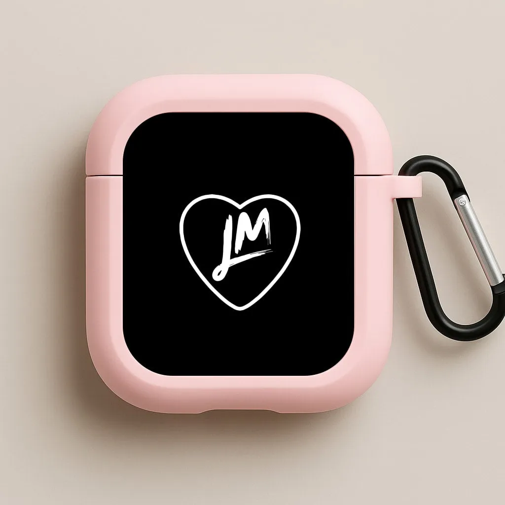 Little Mix Heart AirPods Case - Black Portable Audio Case